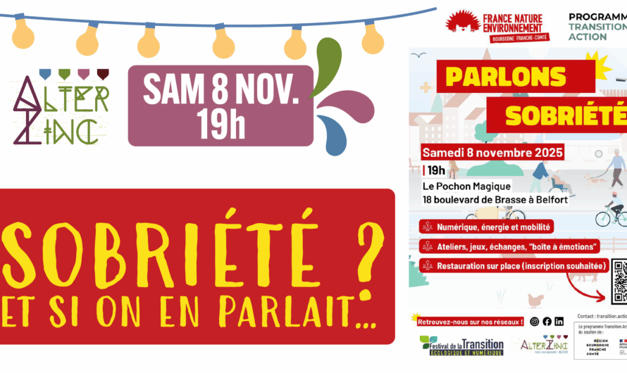 Et si on parlait sobriété ?